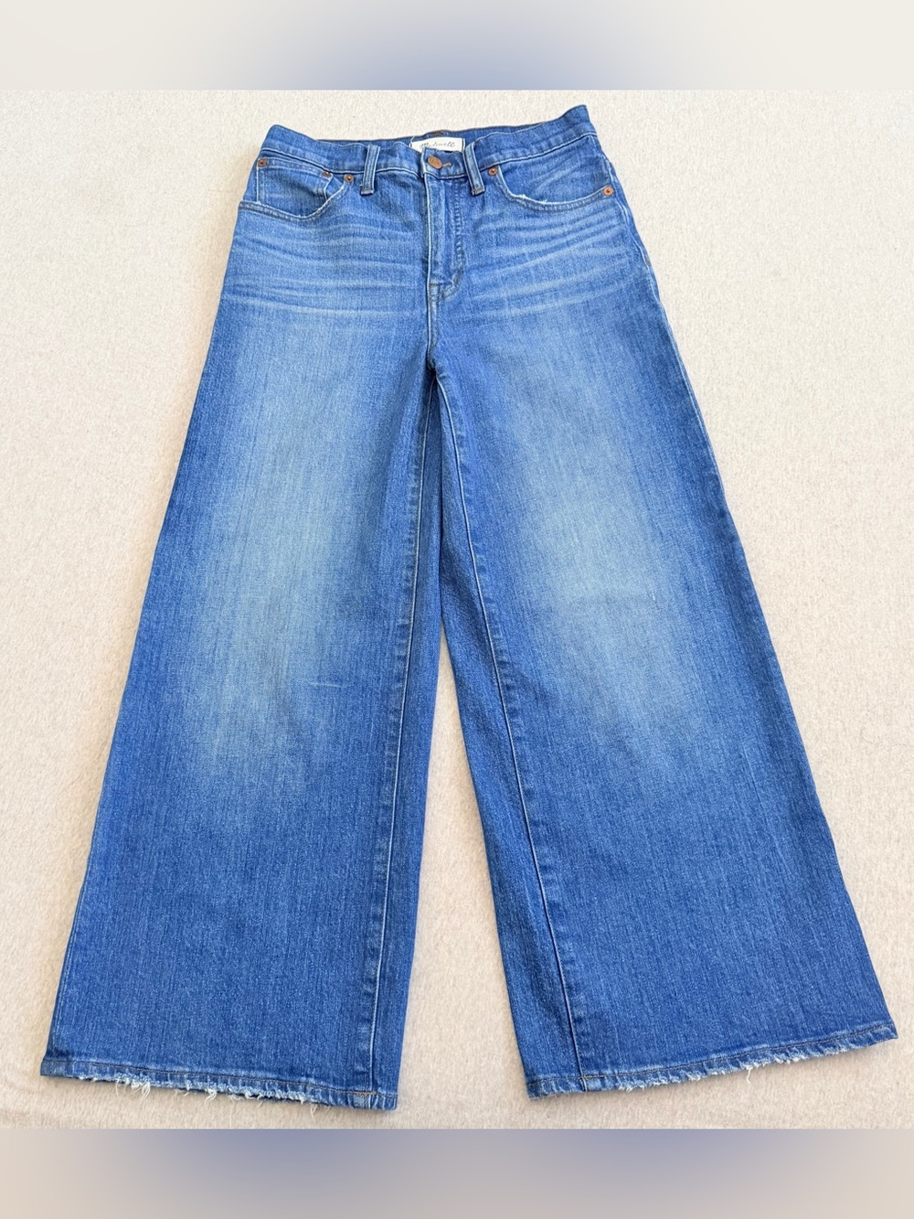 Madewell Wide leg crop jeans